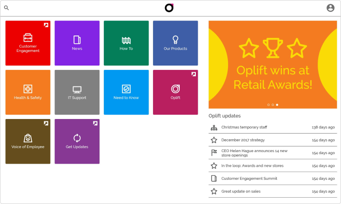 Oplift Engage microlearning software tool