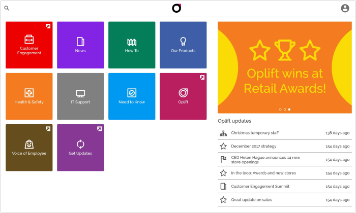 Oplift Engage Oplift Engage microlearning software tool