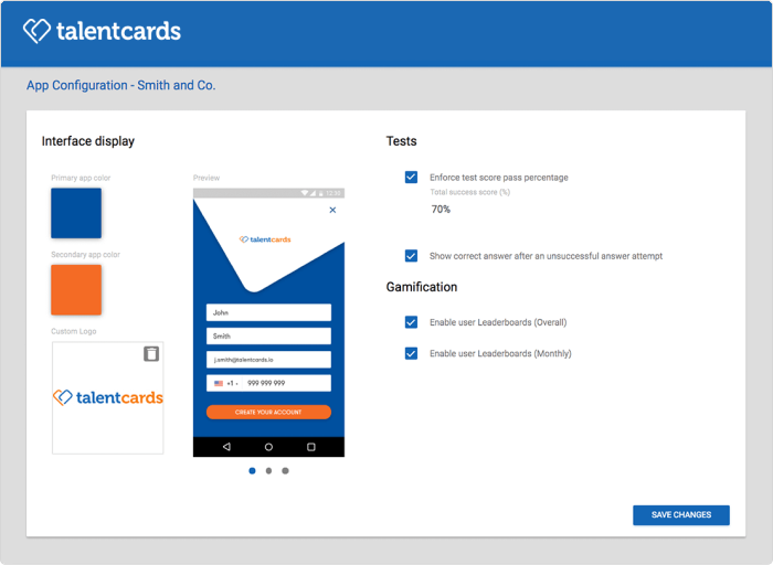 TalentCards microlearning software tool