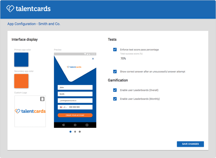 TalentCards microlearning software
 tool