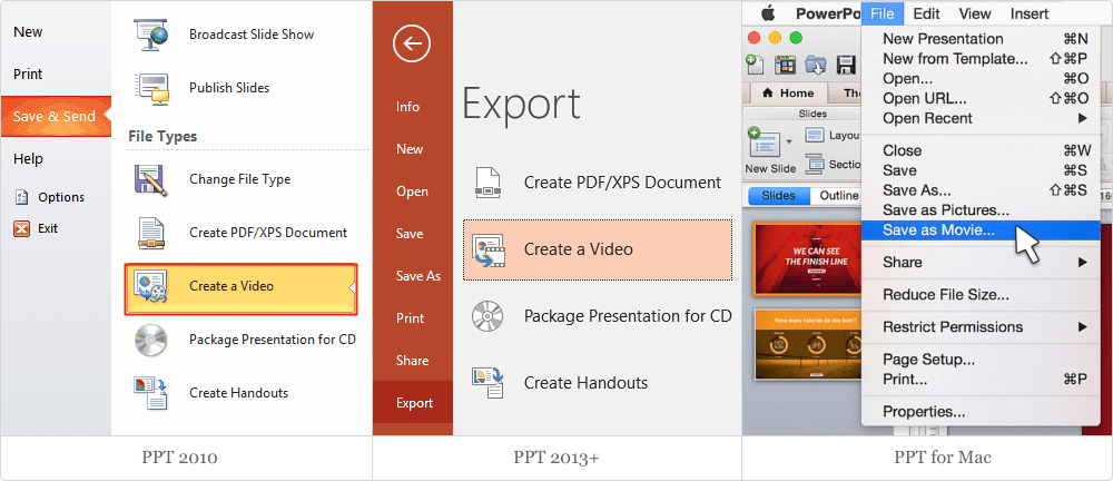 How to Convert to Video Using PowerPoint