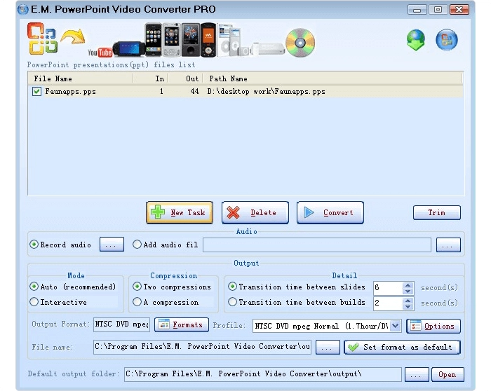 Etinysoft PowerPoint Video Converter 