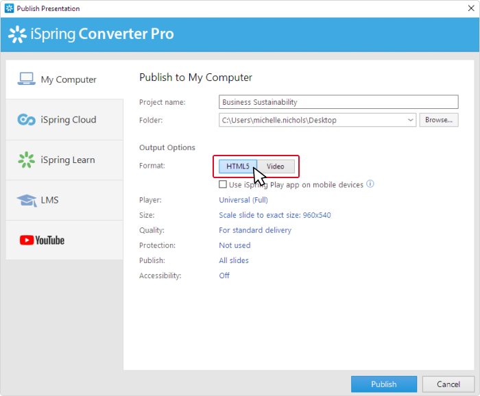 How to convert PPT to HTML5 Powerpoint to HTML