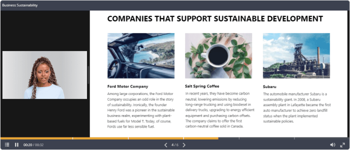 No sidebar layout Video lecture no sidebar layout display in iSpring Suite