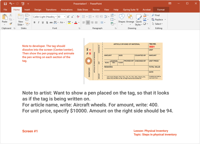 PPT eLearning storyboard PPT eLearning storyboard example