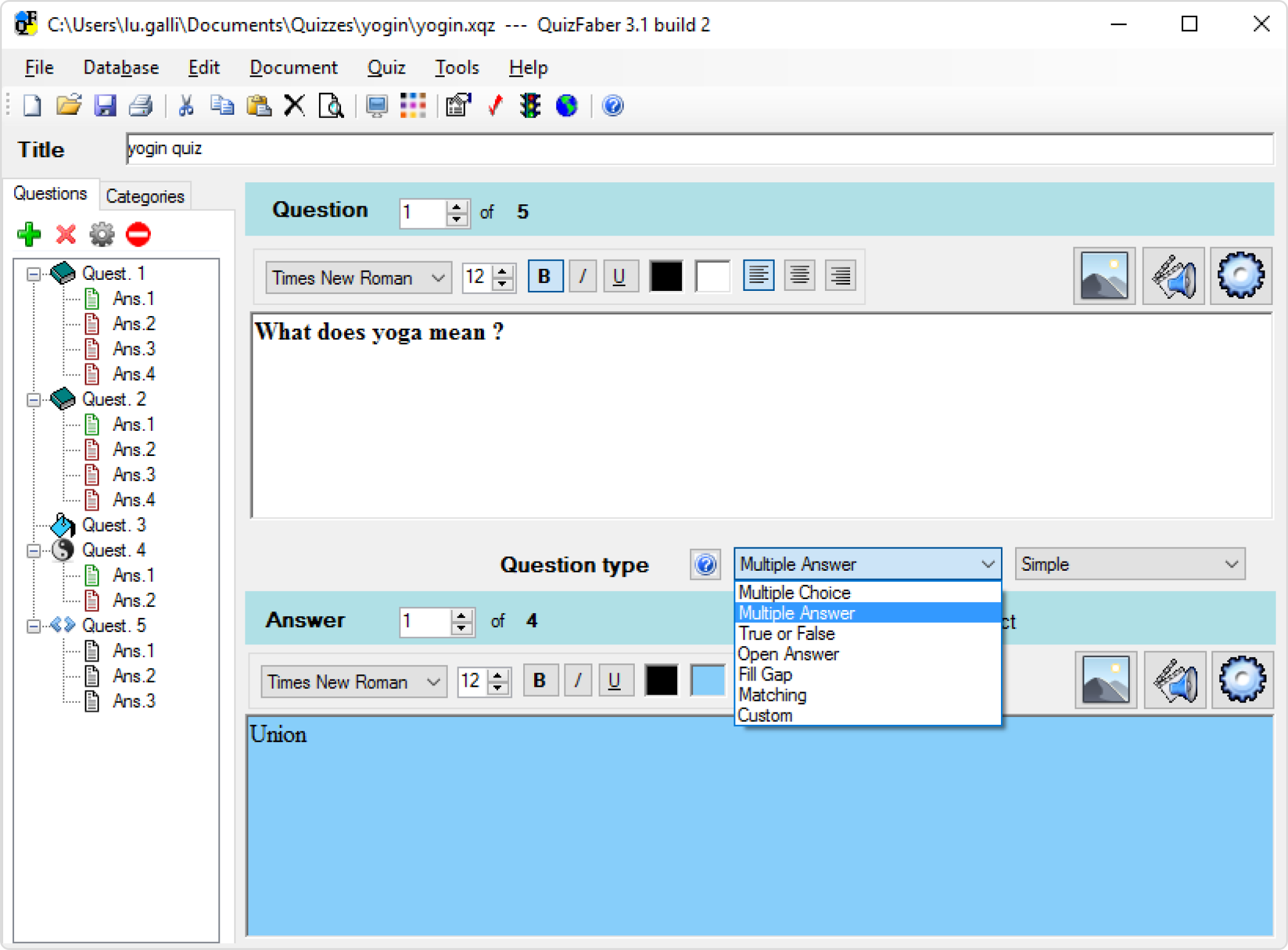 Quiz Faber Quiz Faber quiz maker software