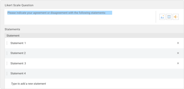 Likert scale question