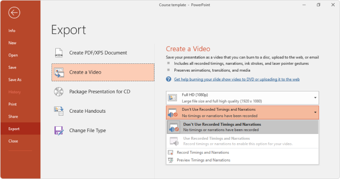 How to Make a Video Presentation in PowerPoint
