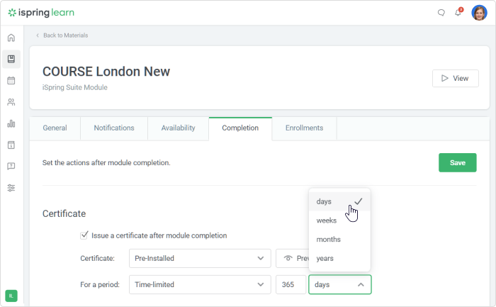 iSpring Learn Automation in iSpring Learn