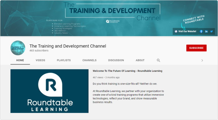 The Training and Development Channel