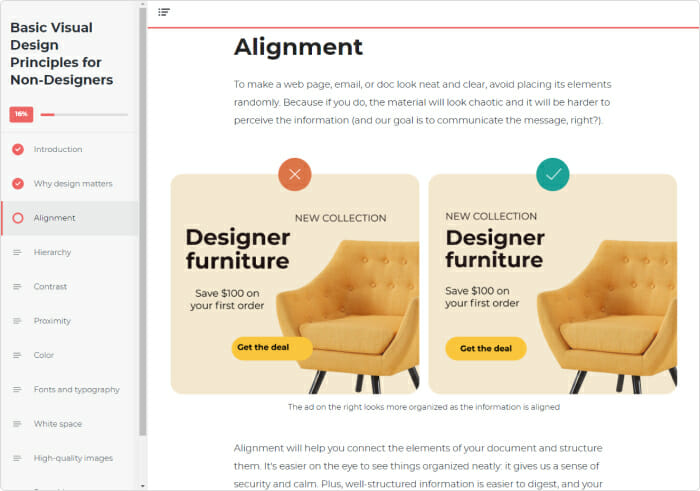 Example of a microlearning module Microlearning module