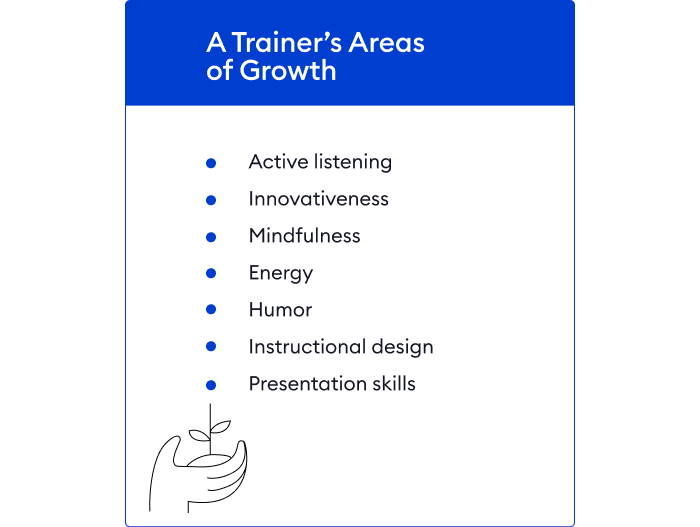 A Trainers' Areas of Growth