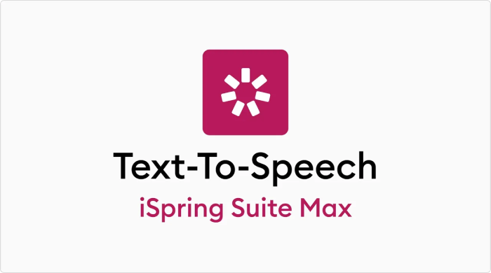 Text-to-speech in iSpring Suite Max