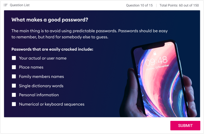Slide from a cyber security manual Cyber security manual