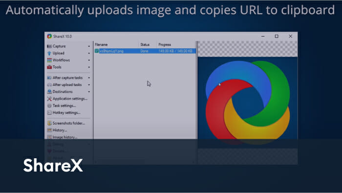 ShareX Screen recorder