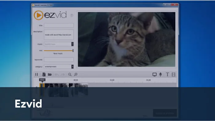 Ezvid screen recording tool