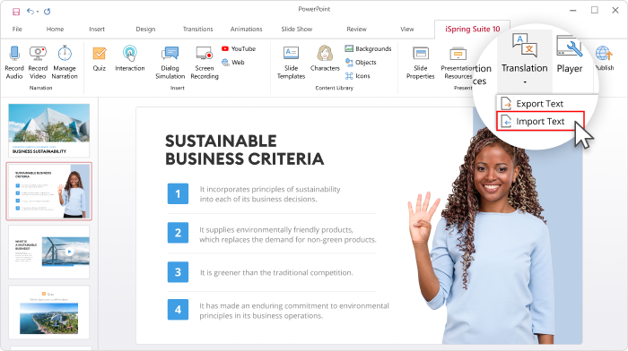 iSpring Suite Max Import Text iSpring Suite Max Import Text