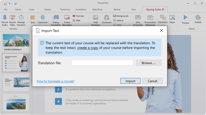 iSpring Suite Max Import Text iSpring Suite Max Import Text
