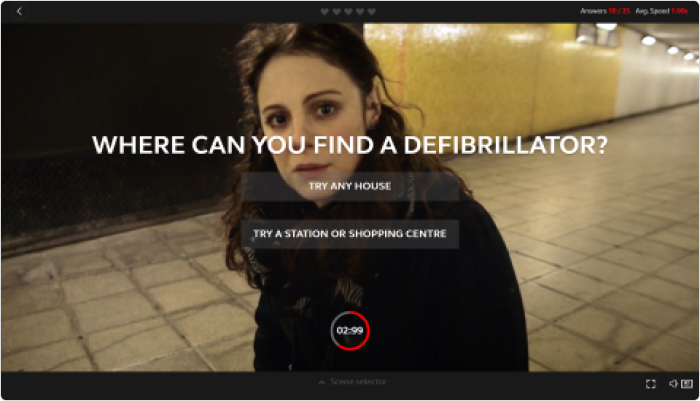 Example of an interactive video