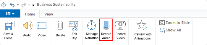Record Audio Record Audio