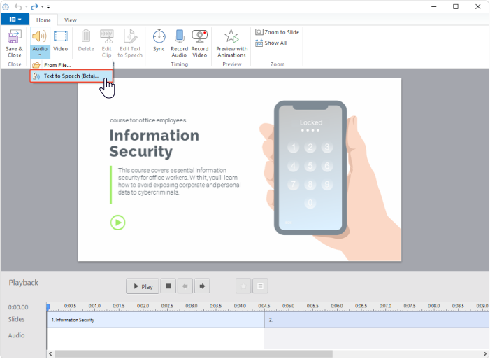 iSpring Suite Audio Editor iSpring Suite Audio Editor