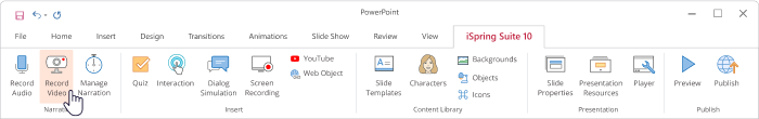 Record Video in PowerPoint