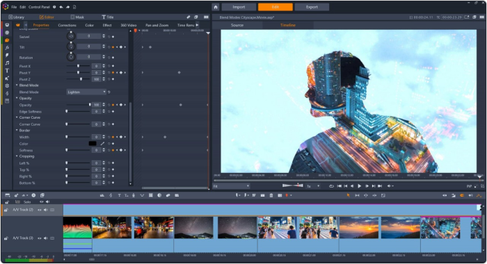 Pinnacle Studio video software