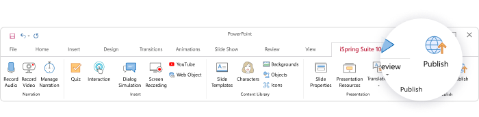 Publishing a video