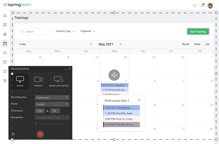 screencast training module screencasts