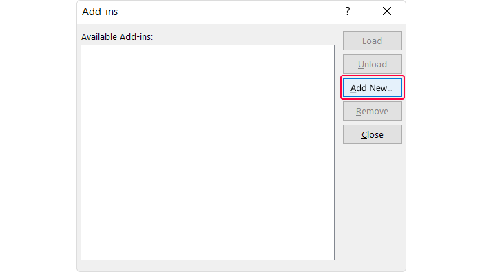 Add New Add-ins in PowerPoint