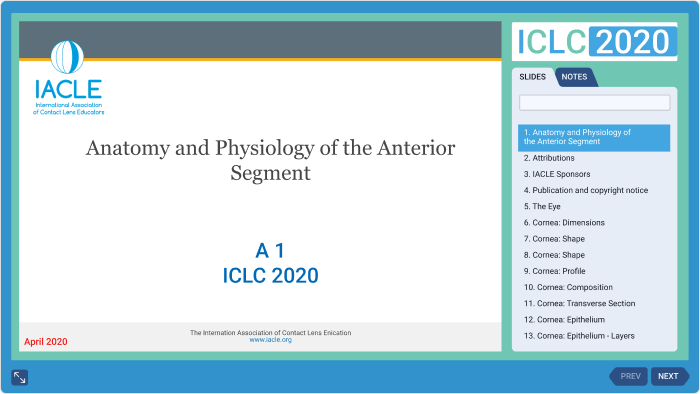 IACLE Example of the course