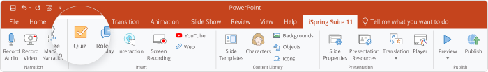 Quiz in iSpring Suite