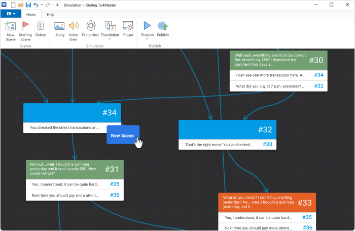 Role-play in iSpring Suite 