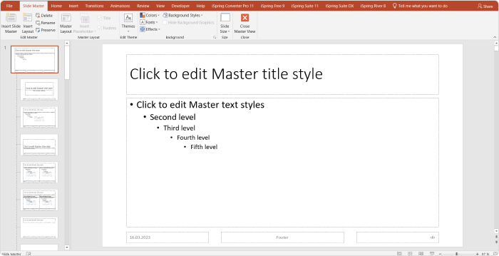 Slide Master PowerPoint