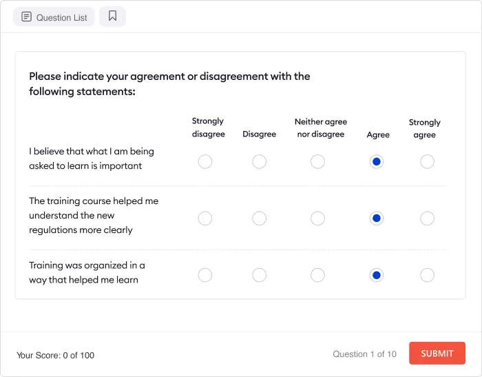 Employee survey