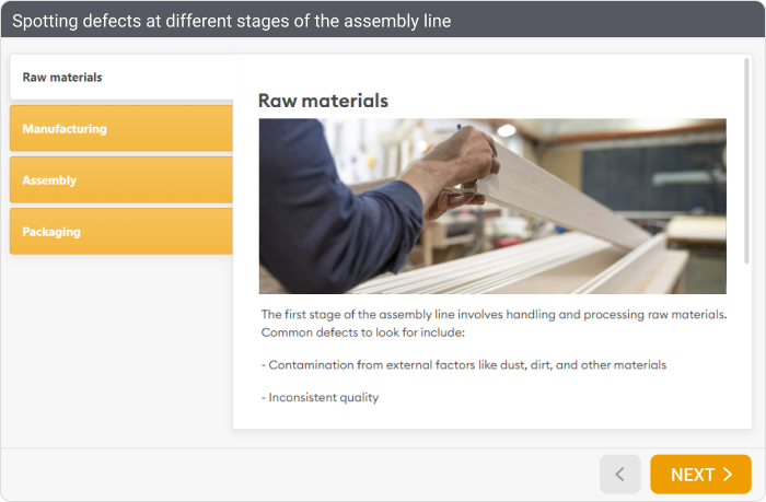 Interaction in iSpring Suite