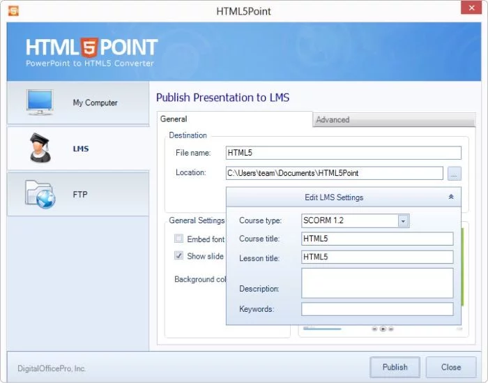 HTML5Point PowerPoint add-in