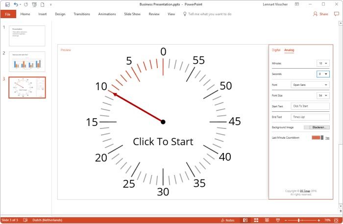 PP Timer PowerPoint add-in