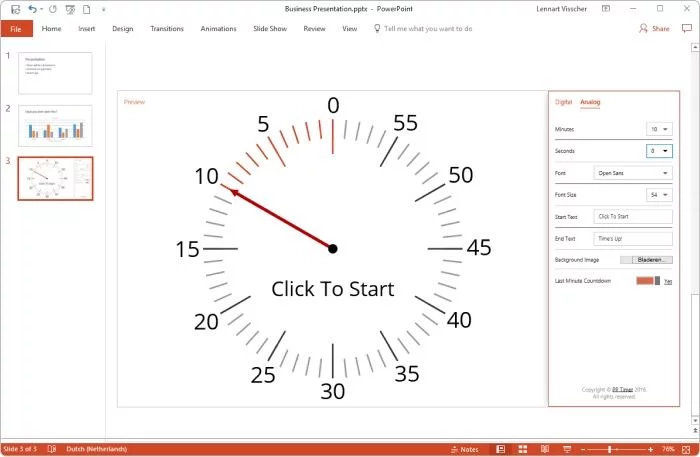 PP Timer PowerPoint add-in