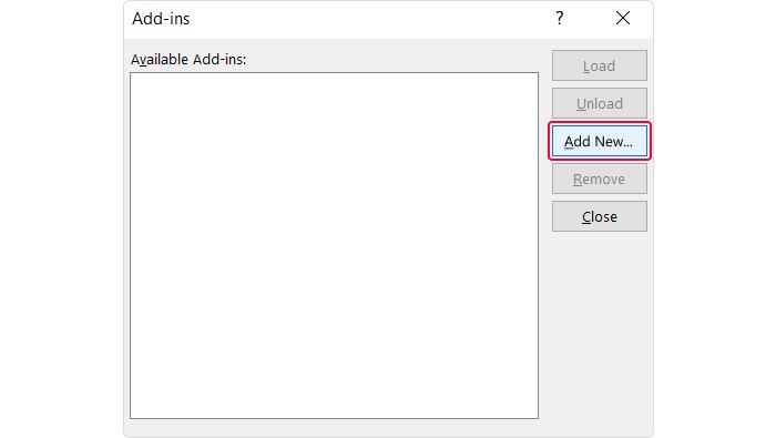 Add New Add-ins in PowerPoint