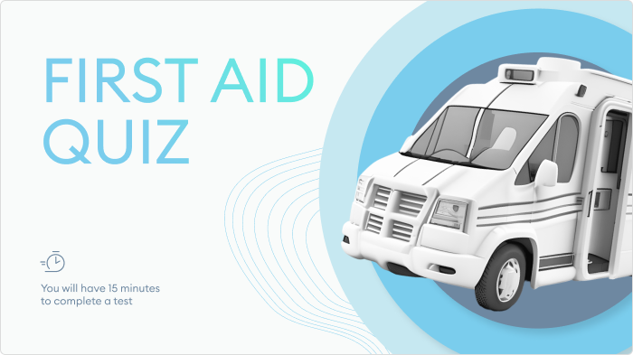 First aid quiz 