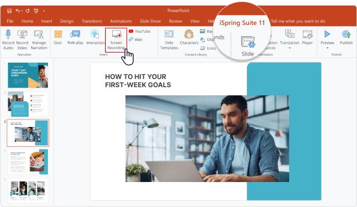 iSpring Suite is a Screen Recording tool