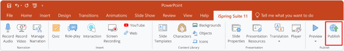 record audio over powerpoint presentation