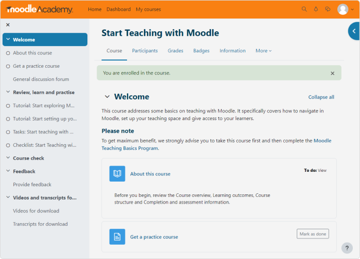 Moodle Academy