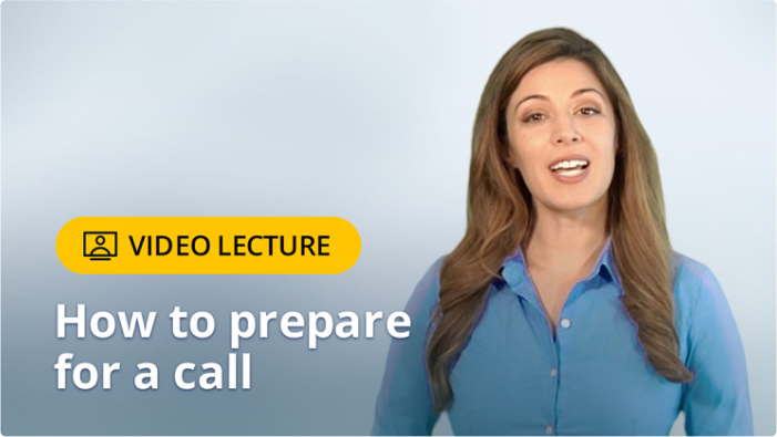 How to prepare for a call demo course