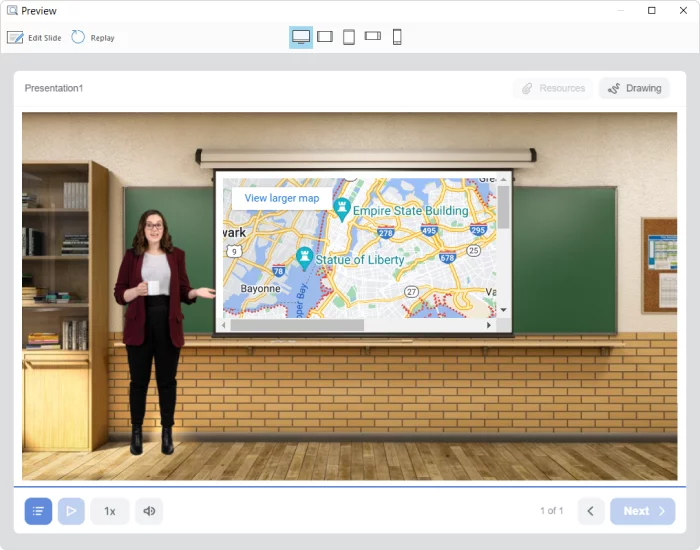 An interactive map visually enhanced with iSpring Suite An interactive map visually enhanced with iSpring Suite