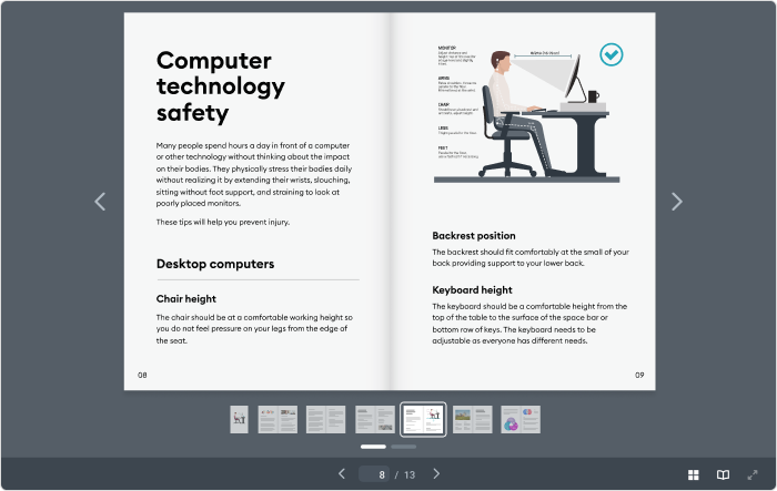 Ebook created in the iSpring Suite authoring tool