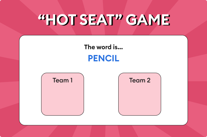 Hot Seat classroom review game