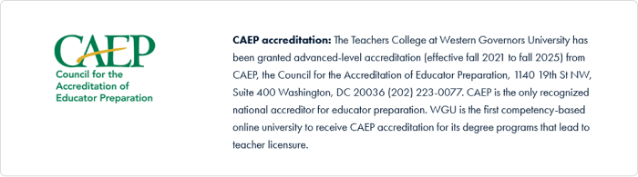 WGU accreditation