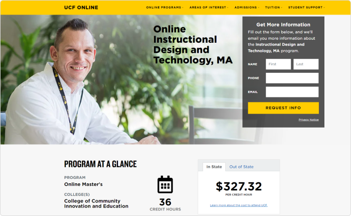 Online Master of Arts in Instructional Design and Technology